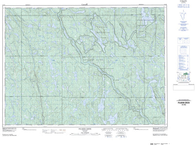 Natural Resources Canada Pilgrim Creek, ON (041P02 CanMatrix) digital map