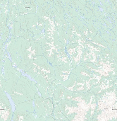 Natural Resources Canada Pilot Mountain, YT (105E04 Toporama) digital map
