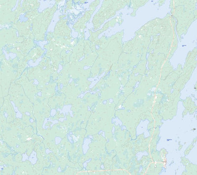 Natural Resources Canada Pinehouse Lake, SK (073O10 Toporama) digital map