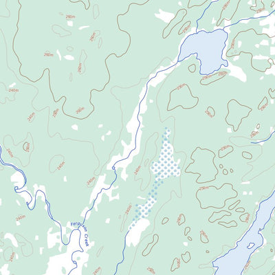 Natural Resources Canada Pistol Lake, MB (063O02 Toporama) digital map