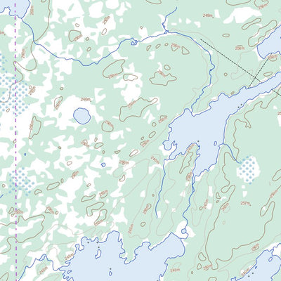 Natural Resources Canada Pistol Lake, MB (063O02 Toporama) digital map