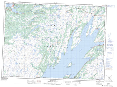 Natural Resources Canada Placentia, NL (001N04 CanMatrix) digital map