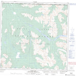 Natural Resources Canada Plate Lake, BC (104O15 CanMatrix) digital map