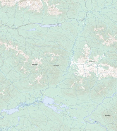 Natural Resources Canada Pleasant Lake (105N10 Toporama) digital map
