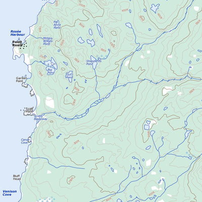Natural Resources Canada Point Enragée, NL (001M06 Toporama) digital map