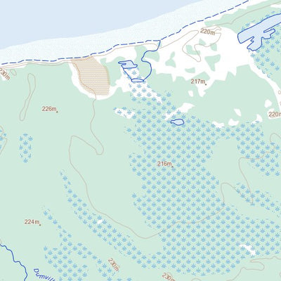 Natural Resources Canada Pointe Ennuyeuse, SK (074N04 Toporama) digital map