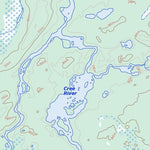 Natural Resources Canada Poitras Lake, SK (074I12 Toporama) digital map