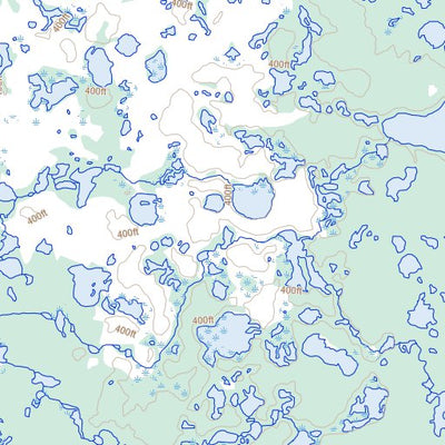 Natural Resources Canada Police Island (096C14 Toporama) digital map