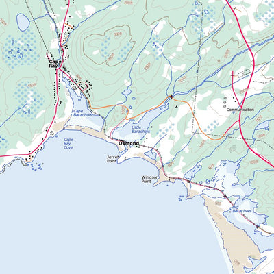 Natural Resources Canada Port Aux Basques, NL (011O11 Toporama) digital map