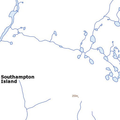 Natural Resources Canada Post River, NU (046B06 Toporama) digital map