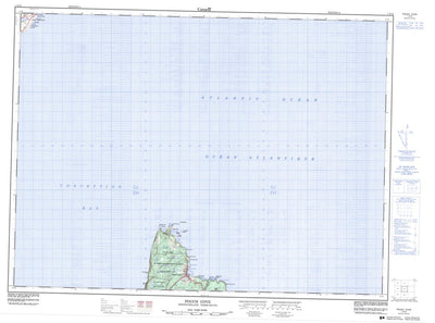 Natural Resources Canada Pouch Cove, NL (001N15 CanMatrix) digital map