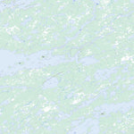 Natural Resources Canada Powstick Lake, MB (053M04 Toporama) digital map