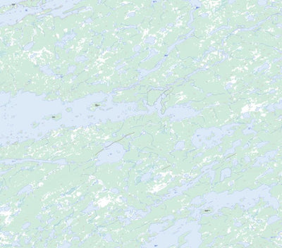 Natural Resources Canada Powstick Lake, MB (053M04 Toporama) digital map