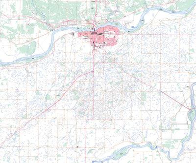 Natural Resources Canada Prince Albert, SK (073H04 Toporama) digital map