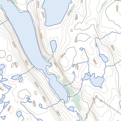 Natural Resources Canada Pritzler Harbour (025J03 Toporama) digital map