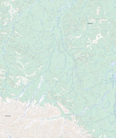 Natural Resources Canada Prongs Creek, YT (106E05 Toporama) digital map