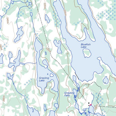 Natural Resources Canada Prosperous Lake, NT (085J09 Toporama) digital map