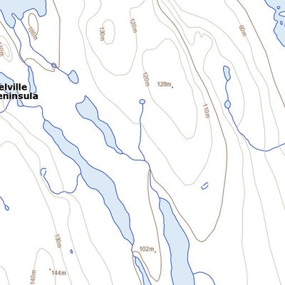 Natural Resources Canada Puaqqinalik Lake, NU (046L15 Toporama) digital map