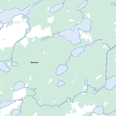 Natural Resources Canada Pukatawagan Lakes, ON (053J01 Toporama) digital map