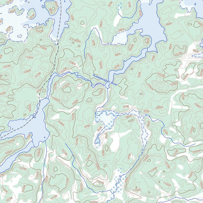 Natural Resources Canada Pukatawagan, MB (063N11 Toporama) digital map
