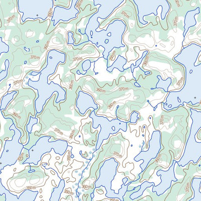 Natural Resources Canada Putahow Lake, MB (064N15 Toporama) digital map