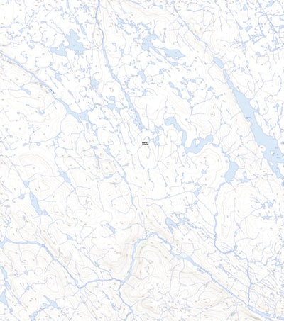 Natural Resources Canada Qasitujuak Lake, NU (025N13 Toporama) digital map