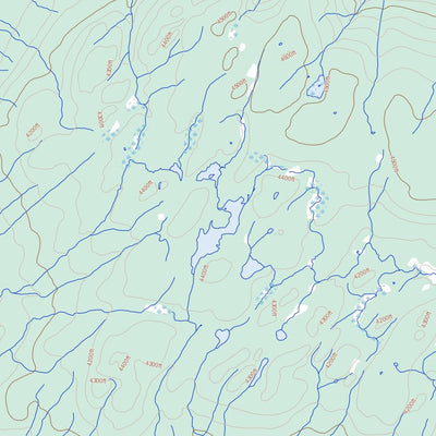 Natural Resources Canada Qualcho Lake, BC (093F04 Toporama) digital map