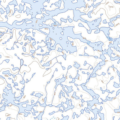Natural Resources Canada Quartz Lake (047E16 Toporama) digital map