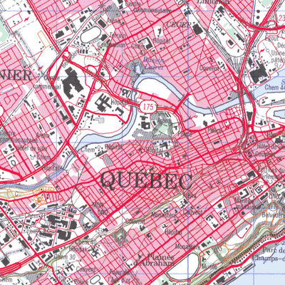 Natural Resources Canada Québec, QC (021L14 CanMatrix) digital map