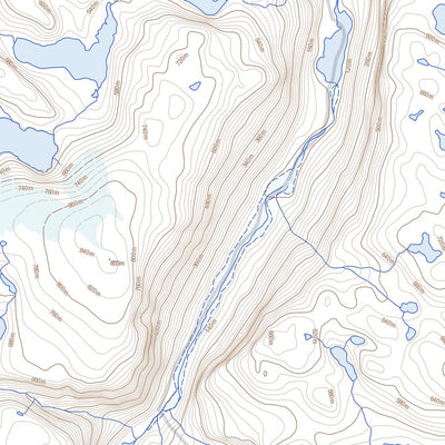 Natural Resources Canada Quernbiter River (037H05 Toporama) digital map