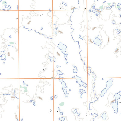 Natural Resources Canada Quill Lake, SK (073A01 Toporama) digital map