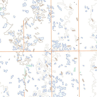 Natural Resources Canada Quill Lake, SK (073A01 Toporama) digital map