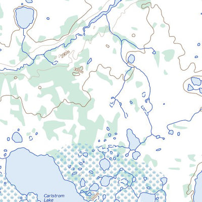 Natural Resources Canada Quinn Lake, MB (064I11 Toporama) digital map