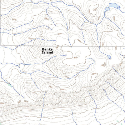Natural Resources Canada Raddi Lake, NT (097H12 Toporama) digital map