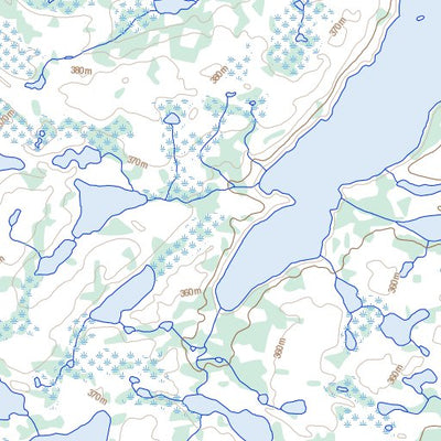Natural Resources Canada Radford Lake, NT (075P05 Toporama) digital map