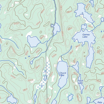 Natural Resources Canada Ranji Lake, NT (086B03 Toporama) digital map