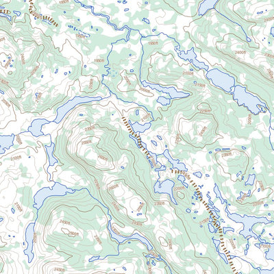 Natural Resources Canada Rannie Lake, NL (023G10 Toporama) digital map