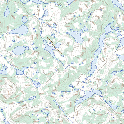 Natural Resources Canada Rannie Lake, NL (023G10 Toporama) digital map