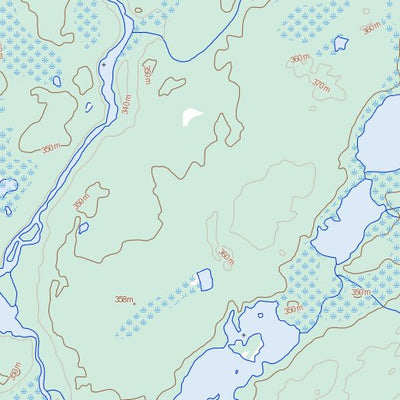 Natural Resources Canada Rapid River, SK (074I05 Toporama) digital map