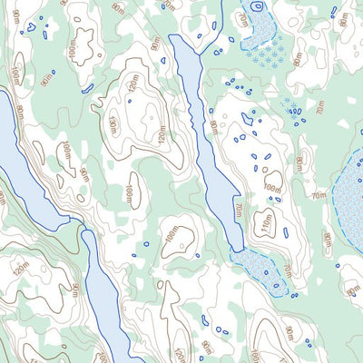 Natural Resources Canada Rapide Sarvakutaaq, QC (024G13 Toporama) digital map