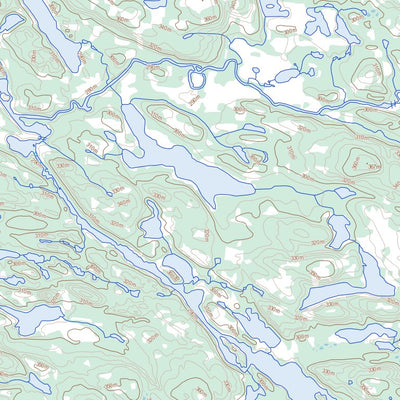 Natural Resources Canada Rapides Salouer (033O07 Toporama) digital map