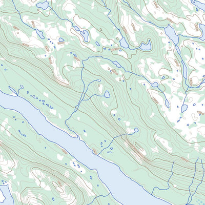 Natural Resources Canada Rapides Sarvakallak, QC (024I04 Toporama) digital map
