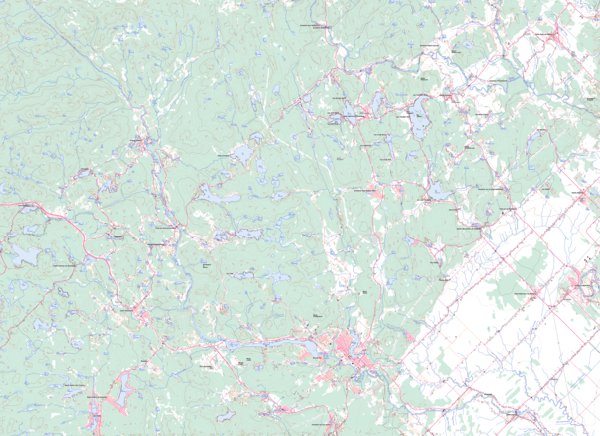 Rawdon, Qc (031i04 Toporama) Map By Natural Resources Canada 