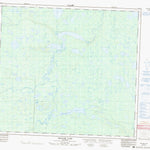 Natural Resources Canada Recluse Lake, MB (054D13 CanMatrix) digital map