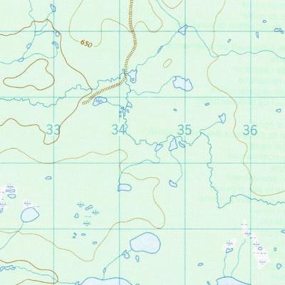 Natural Resources Canada Recluse Lake, MB (054D13 CanMatrix) digital map
