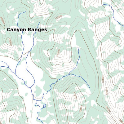 Natural Resources Canada Redstone Range, NT (095N12 Toporama) digital map