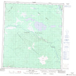 Natural Resources Canada Reid Lakes, YT (115P06 CanMatrix) digital map