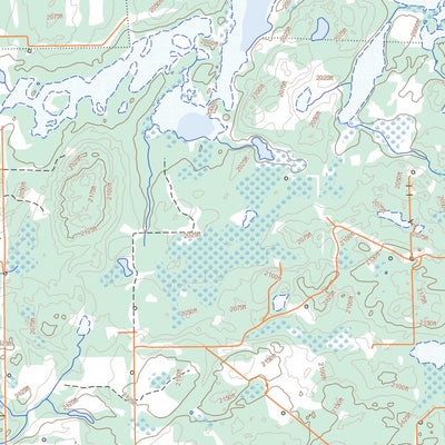 Natural Resources Canada Reita Lake, AB (073L01 Toporama) digital map