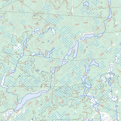 Natural Resources Canada Reita Lake, AB (073L01 Toporama) digital map