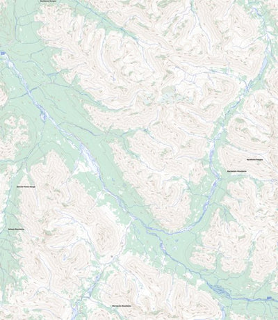 Natural Resources Canada Reptile Creek, NT (106C09 Toporama) digital map